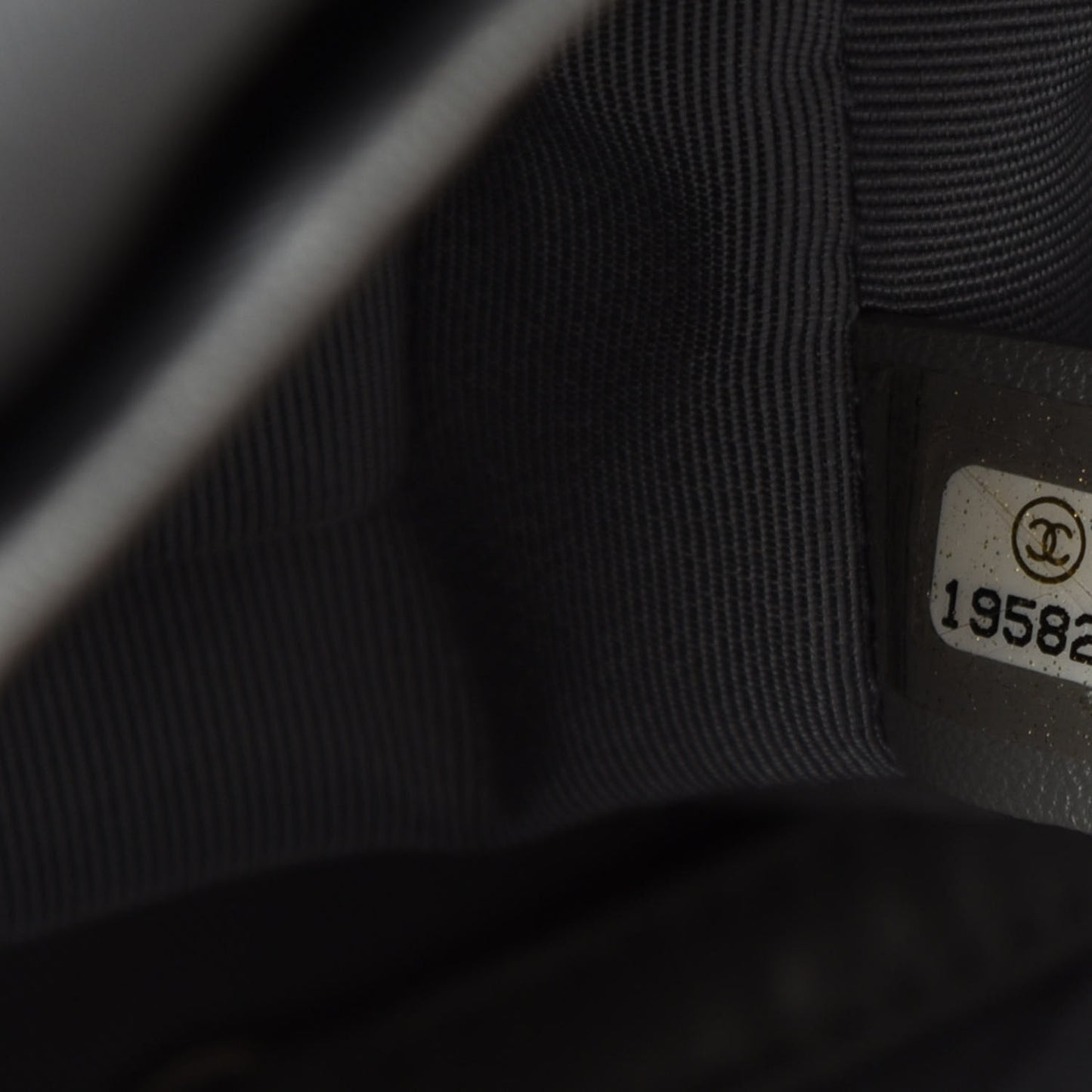 Calfskin Quilted Large Boy Flap Black