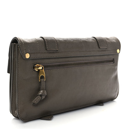 Proenza Schouler Lambskin PS1 Pochette Clutch Smoke 3 of 10