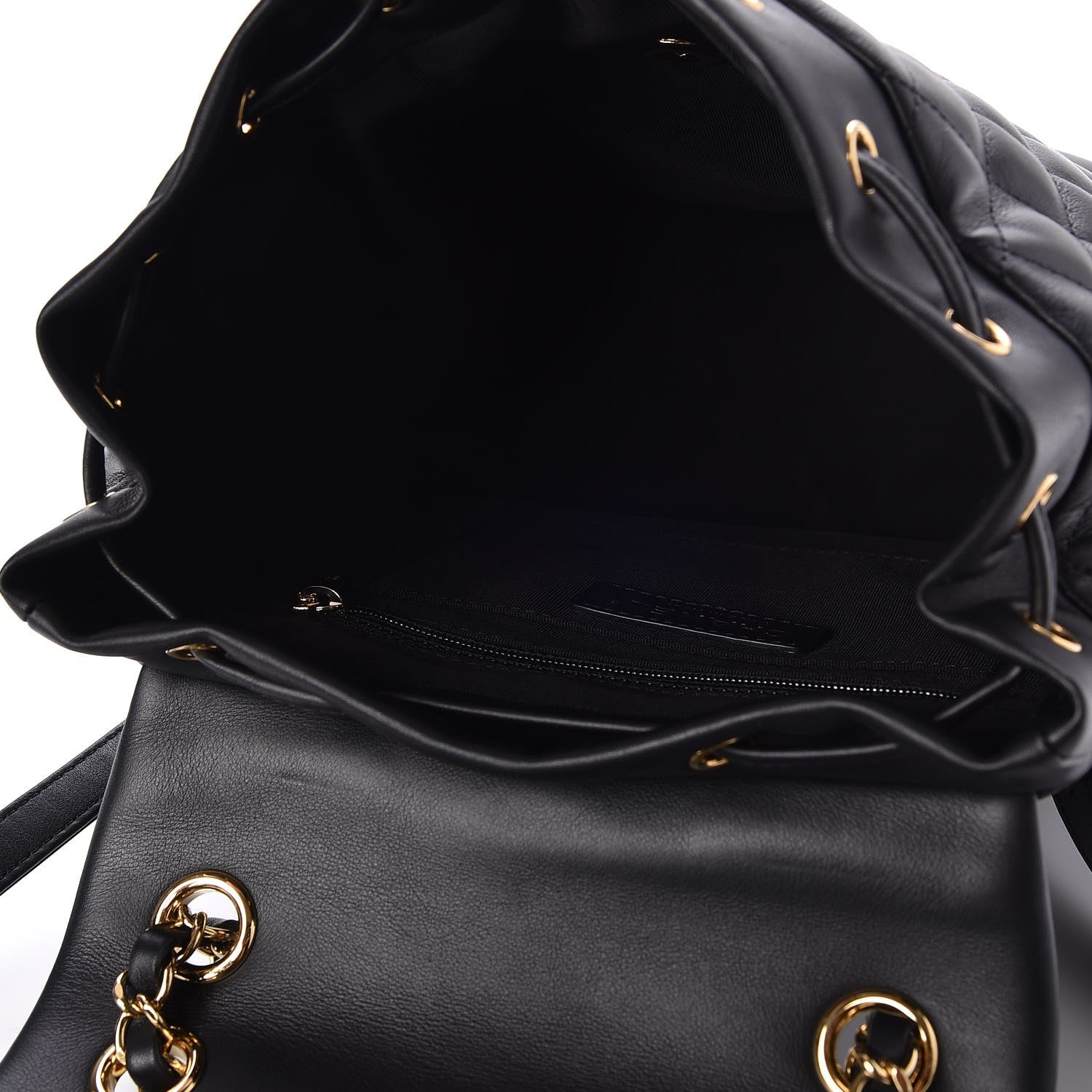 Chanel Calfskin Quilted Small Urban Spirit Backpack Black 5 of 9
