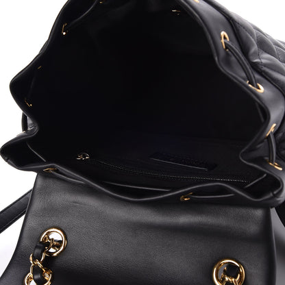 Chanel Calfskin Quilted Small Urban Spirit Backpack Black 5 of 9