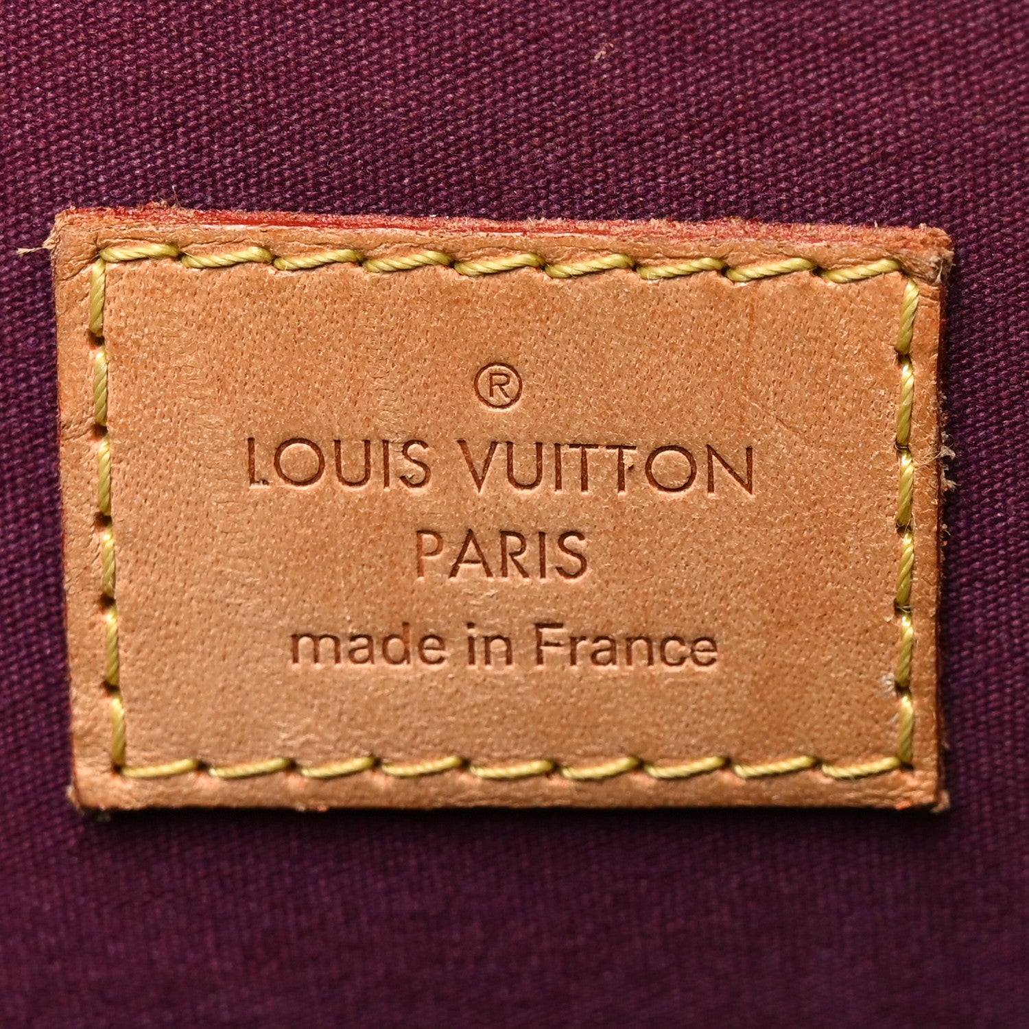 Louis Vuitton Vernis Alma GM Violet 6 of 10