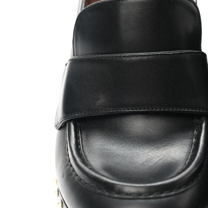 Valentino Garavani Nappa Soul Rockstud Loafer 100mm Pumps 41 Black 13 of 13