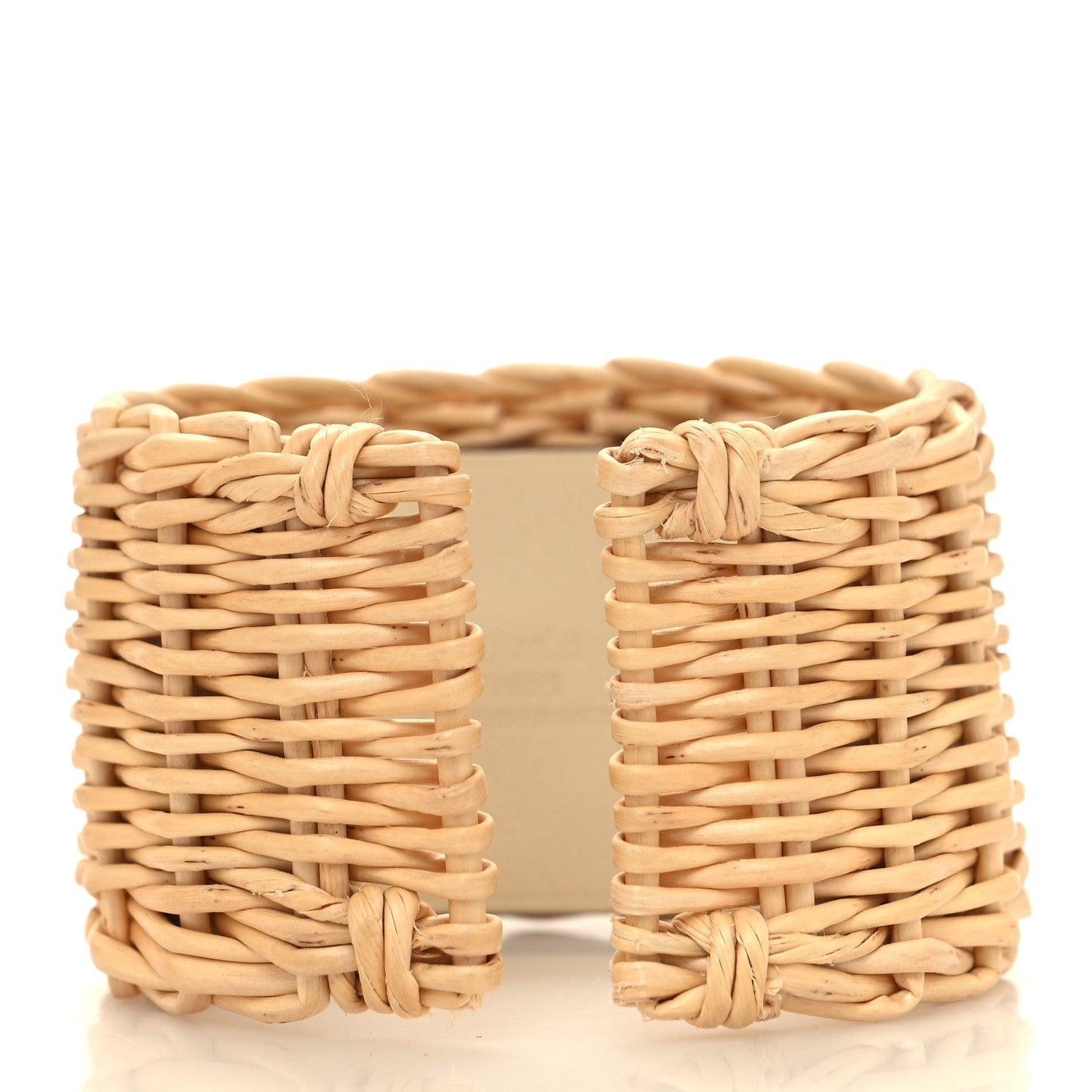 Hermes Wicker Swift Medor Picnic Cuff Bracelet T3 Nata 3 of 7