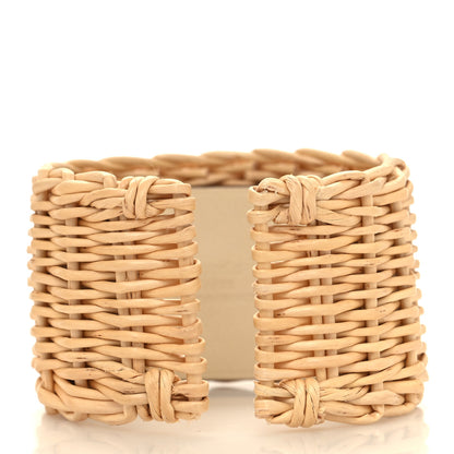 Hermes Wicker Swift Medor Picnic Cuff Bracelet T3 Nata 3 of 7