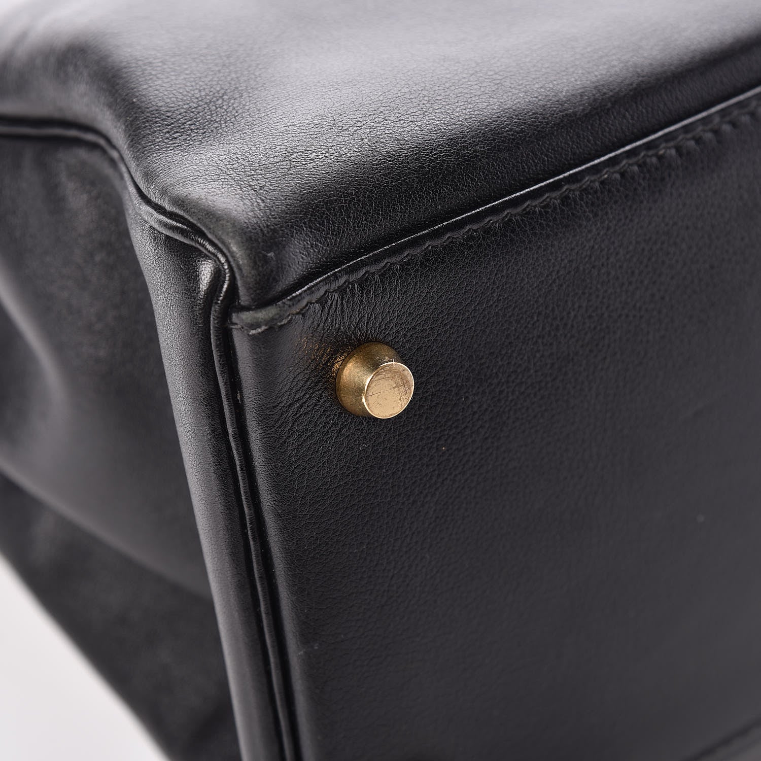 Hermes Veau Gulliver Kelly Retourne 35 Black 35 of 37