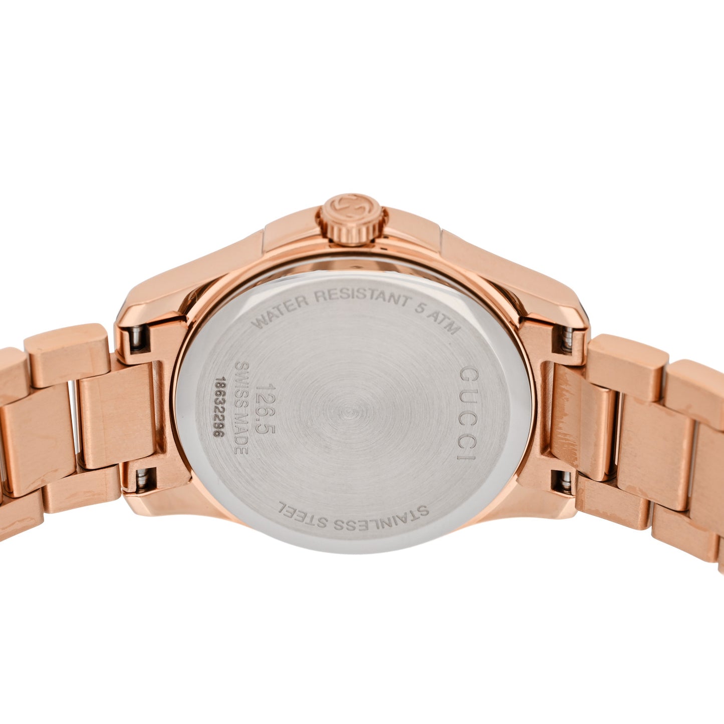 Stainless Steel 27mm G-Timeless Diamante Quartz Watch Rose
