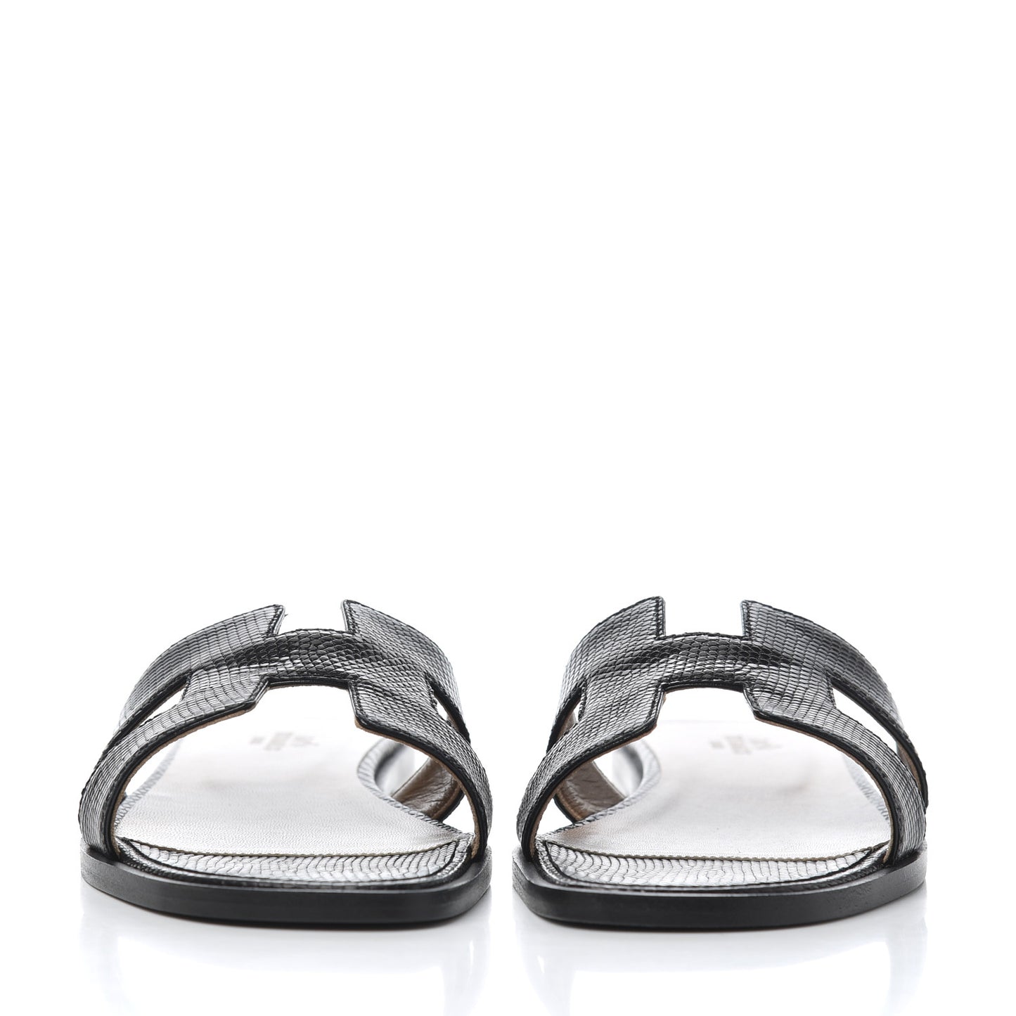 Lizard Oran Sandals 37.5 Black