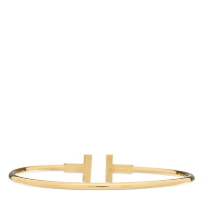 Tiffany 18K Yellow Gold T Wire Bracelet 2 of 3