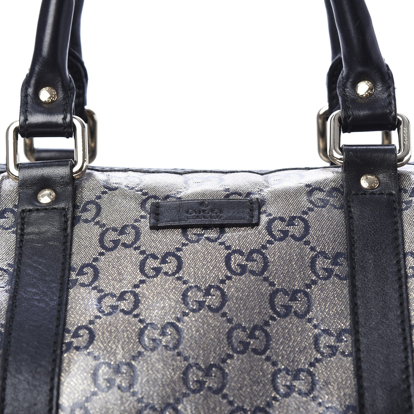 Crystal Monogram Medium Joy Boston Black
