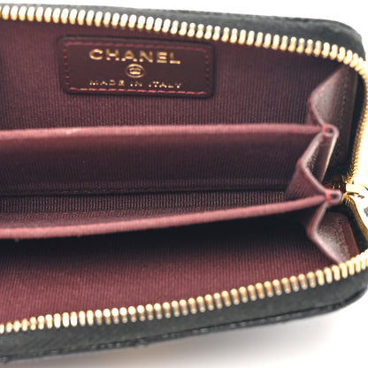Chanel Caviar Quilted Classic Zipped Coin Purse Black 5 of 8