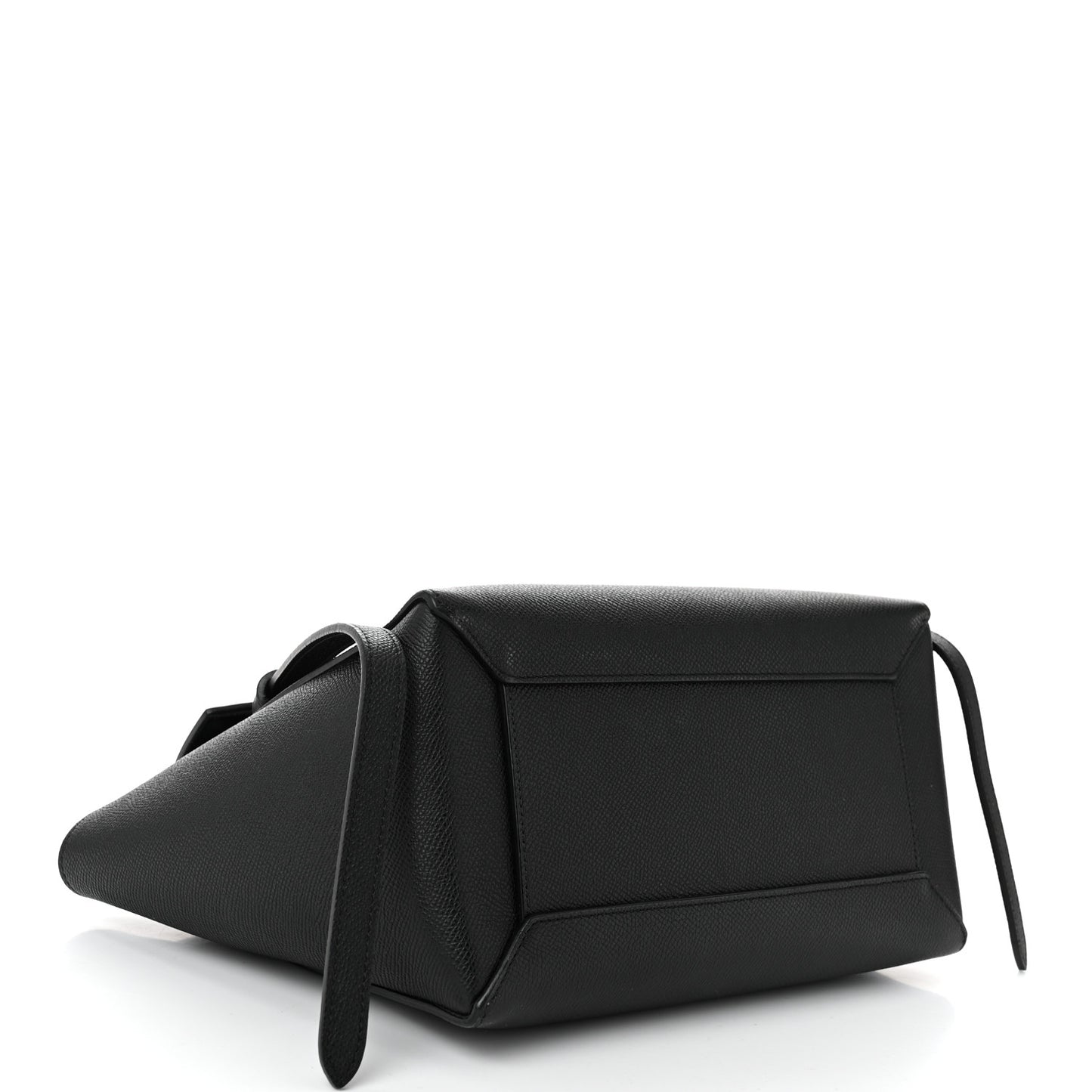 Grained Calfskin Micro Belt Bag Black