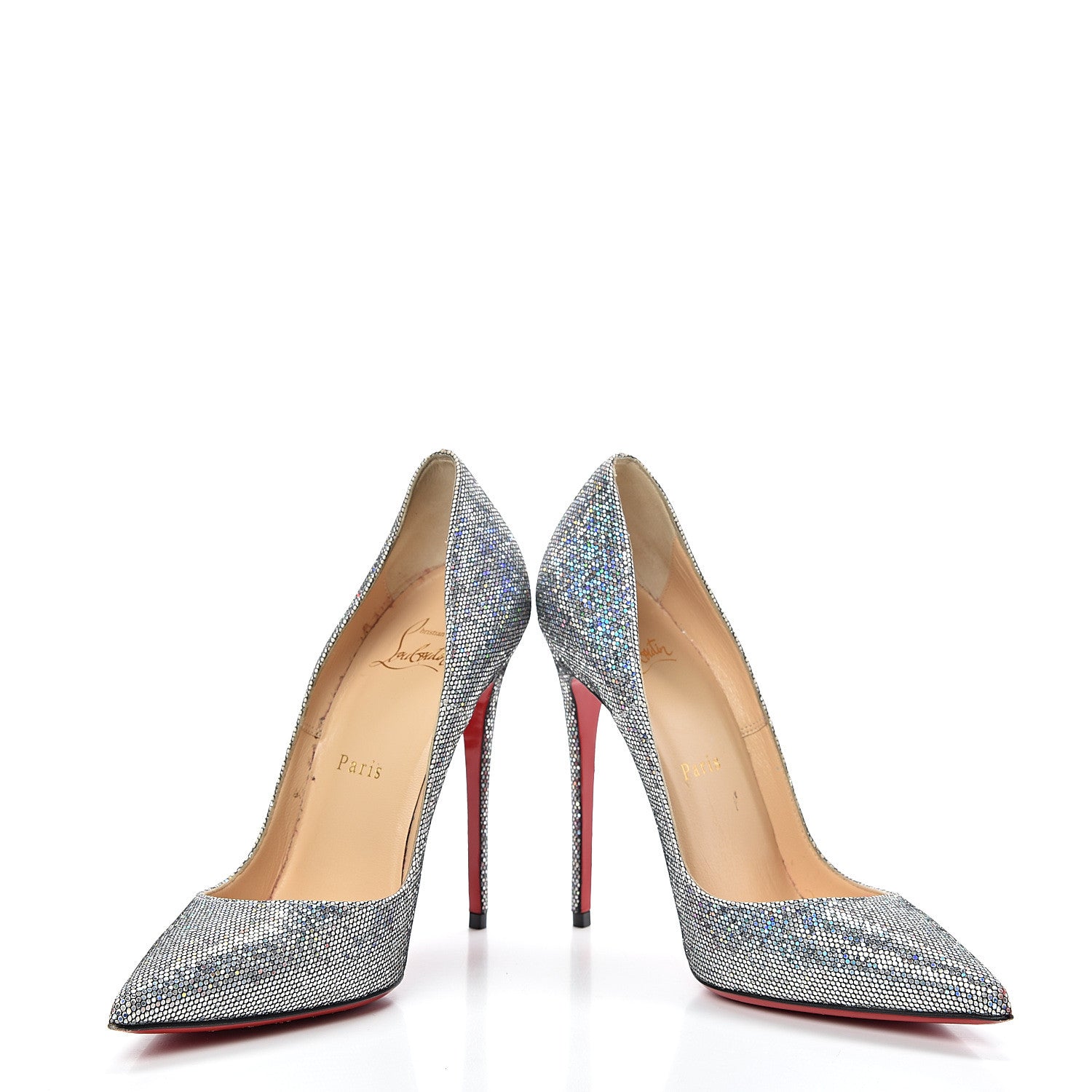 Christian Louboutin Glitter So Kate 120 Pumps 38 Disco Ball Multicolor 5 of 15