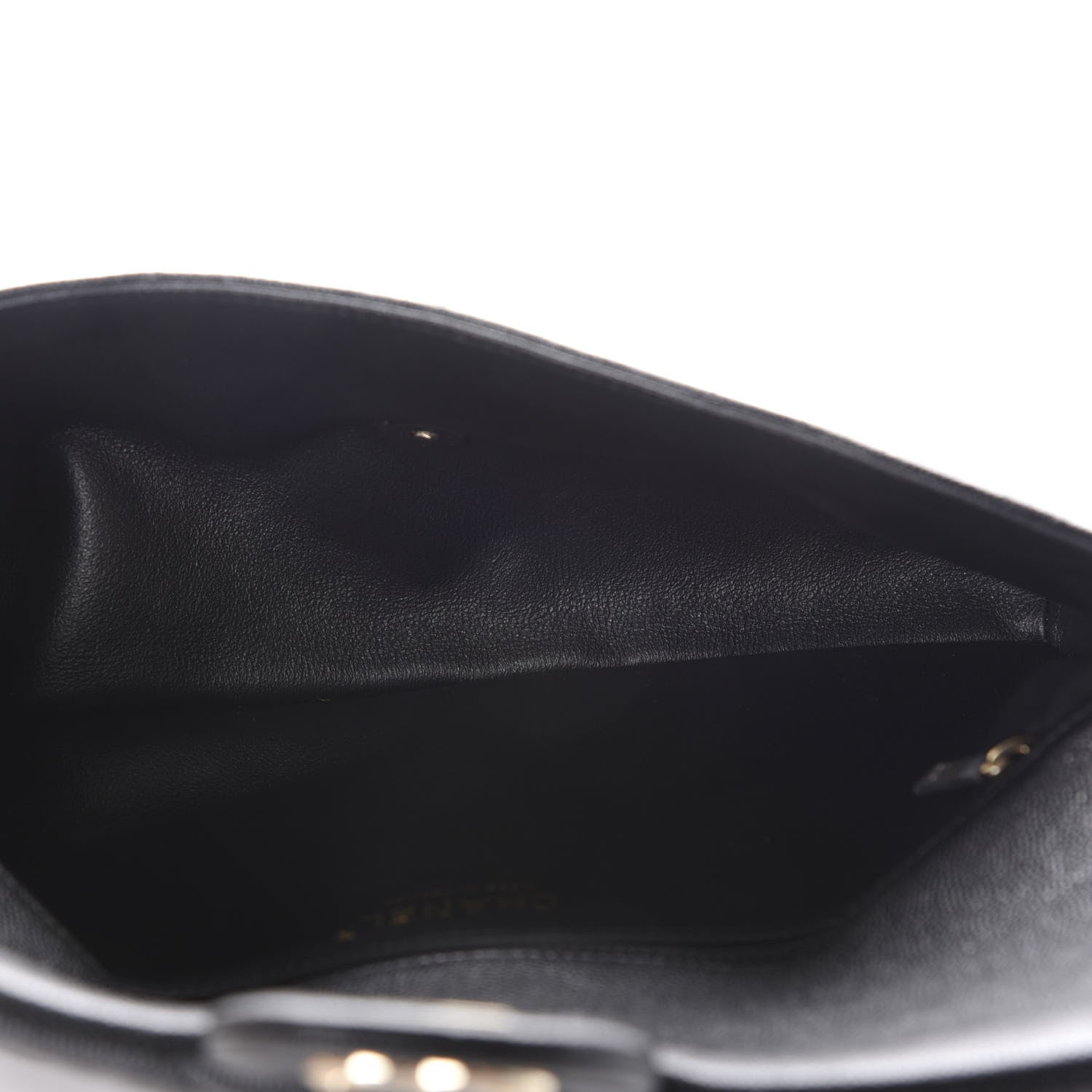 Chanel Caviar Quilted Flap Clutch Black 4 of 8