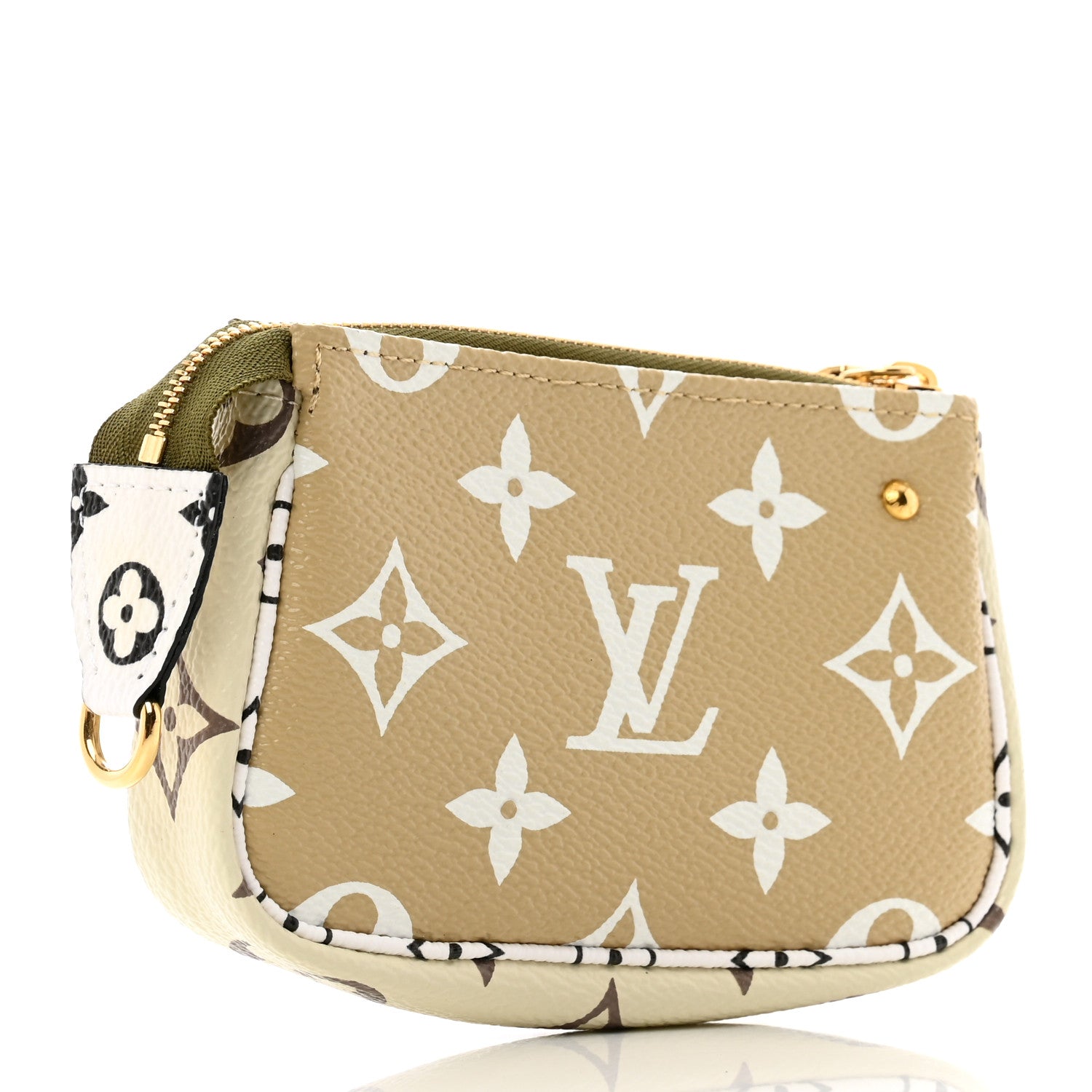 Louis Vuitton Monogram Giant Micro Pochette Accessories Kaki White 3 of 7