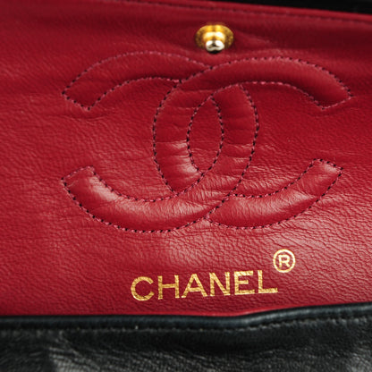 Chanel Lambskin Quilted Small Double Flap Black 7 of 9