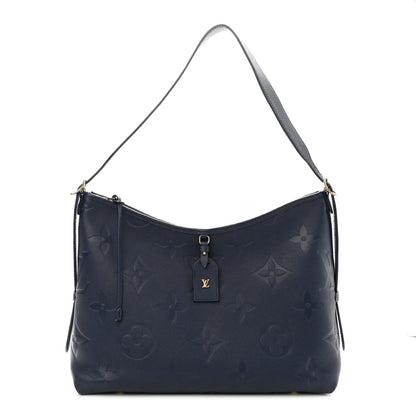 Louis Vuitton Empreinte Monogram Giant CarryAll MM Navy 1 of 10