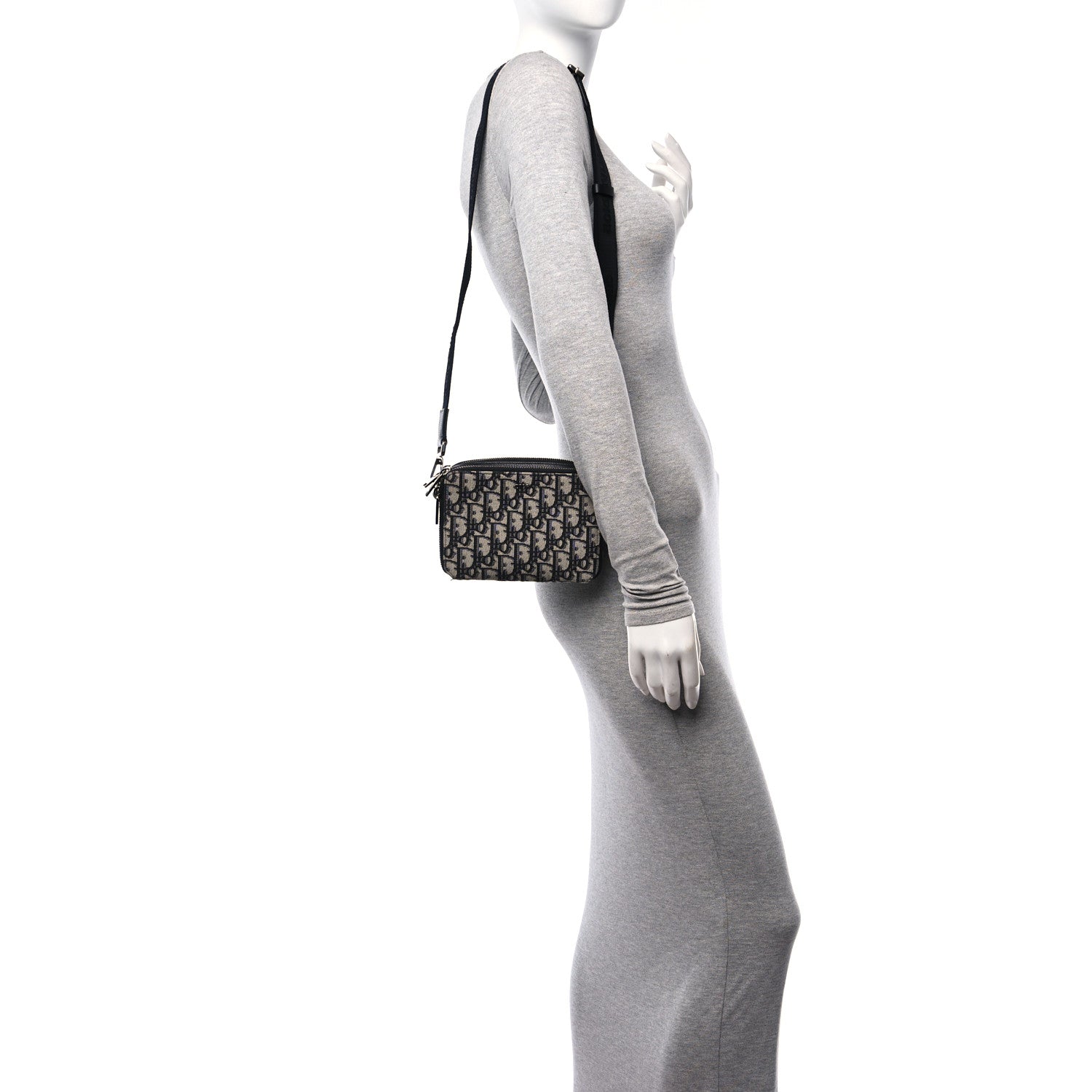 Christian Dior Oblique Messenger Pouch Black 2 of 11