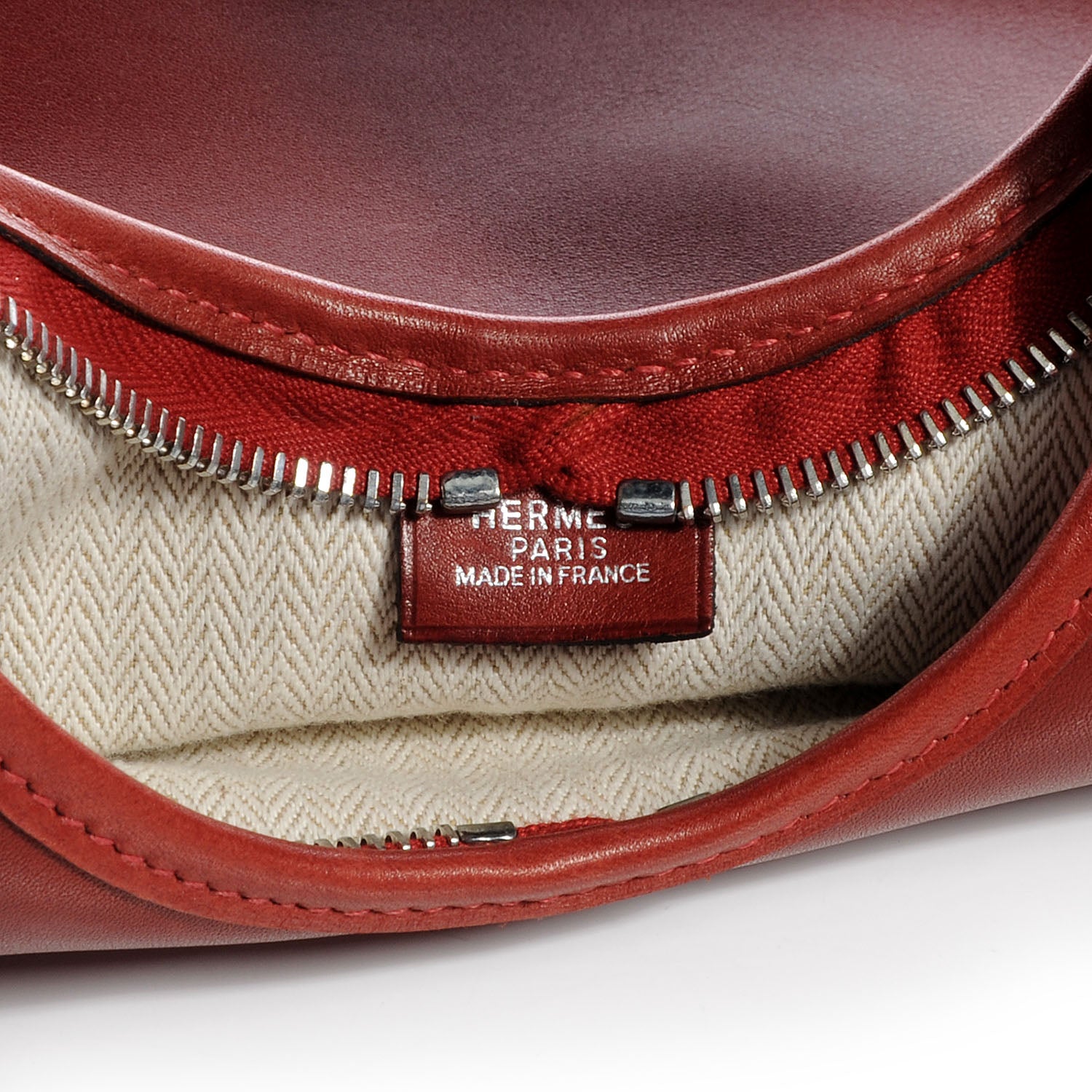 Hermes Swift Leather Massai PM Rouge H 7 of 8