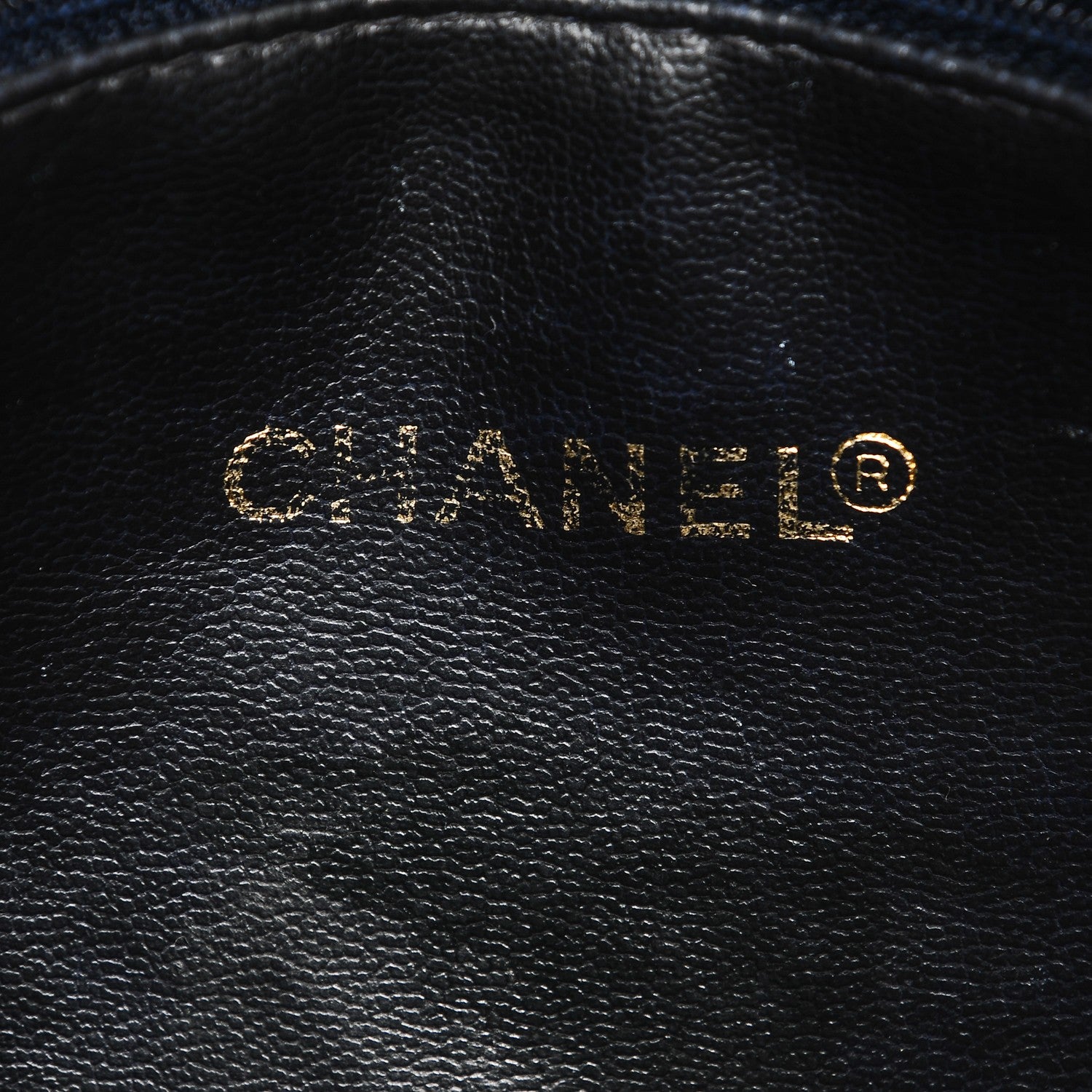 Chanel Lambskin Quilted Shoulder Bag Navy Blue 6 of 8
