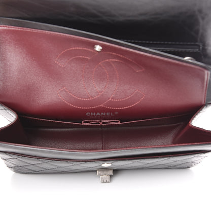 Chanel Aged Calfskin Quilted 2.55 Reissue 226 Flap Black 5 of 10