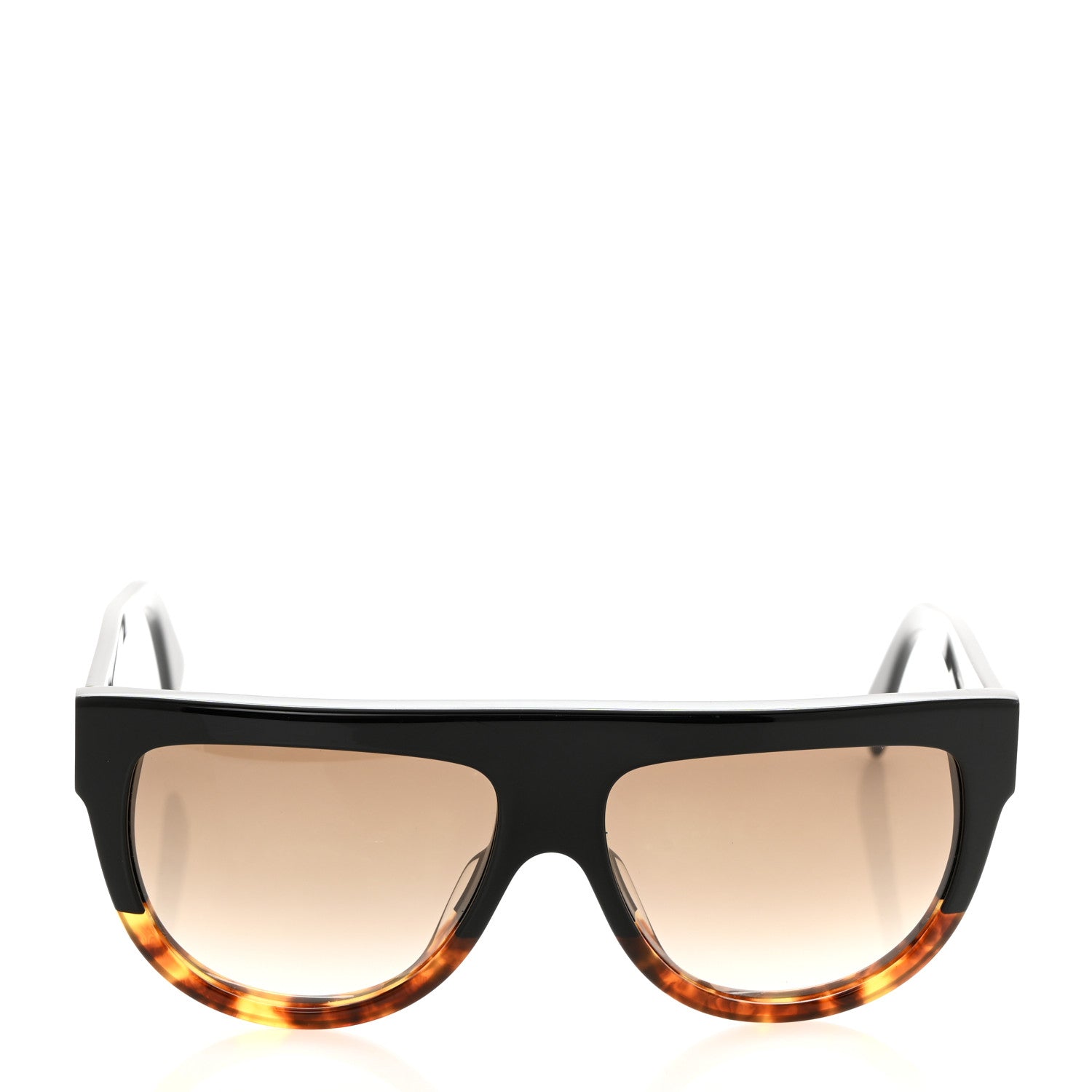 Celine Shadow Sunglasses CL 41026/S Black Havana 2 of 7