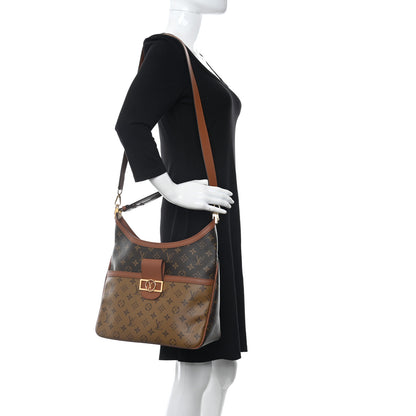 Louis Vuitton Reverse Monogram Dauphine Hobo MM 2 of 10