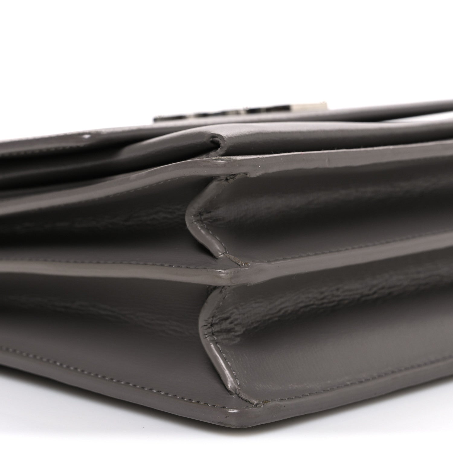 Saint Laurent Calfskin Medium Monogram Sunset Fog 9 of 12