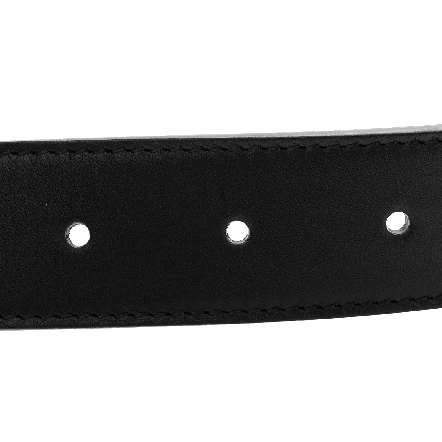 Gucci Calfskin Double G 30mm Belt 95 38 Black 3 of 6