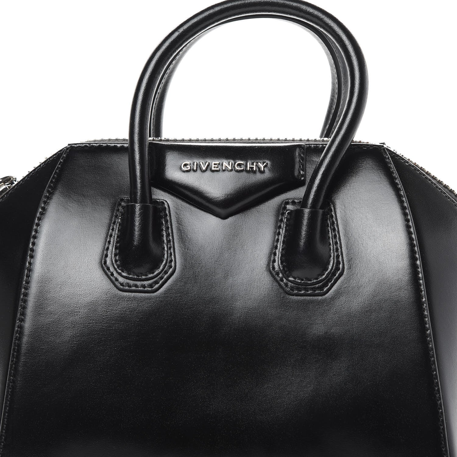 Givenchy Shiny Lord Calfskin Mini Antigona Black 8 of 13