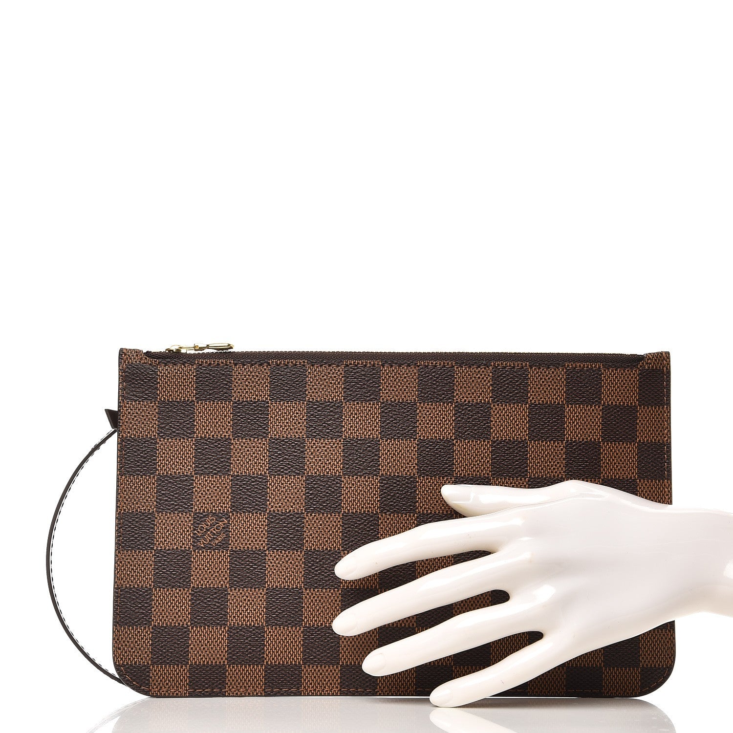 Louis Vuitton Damier Ebene Neverfull MM GM Pochette 2 of 7