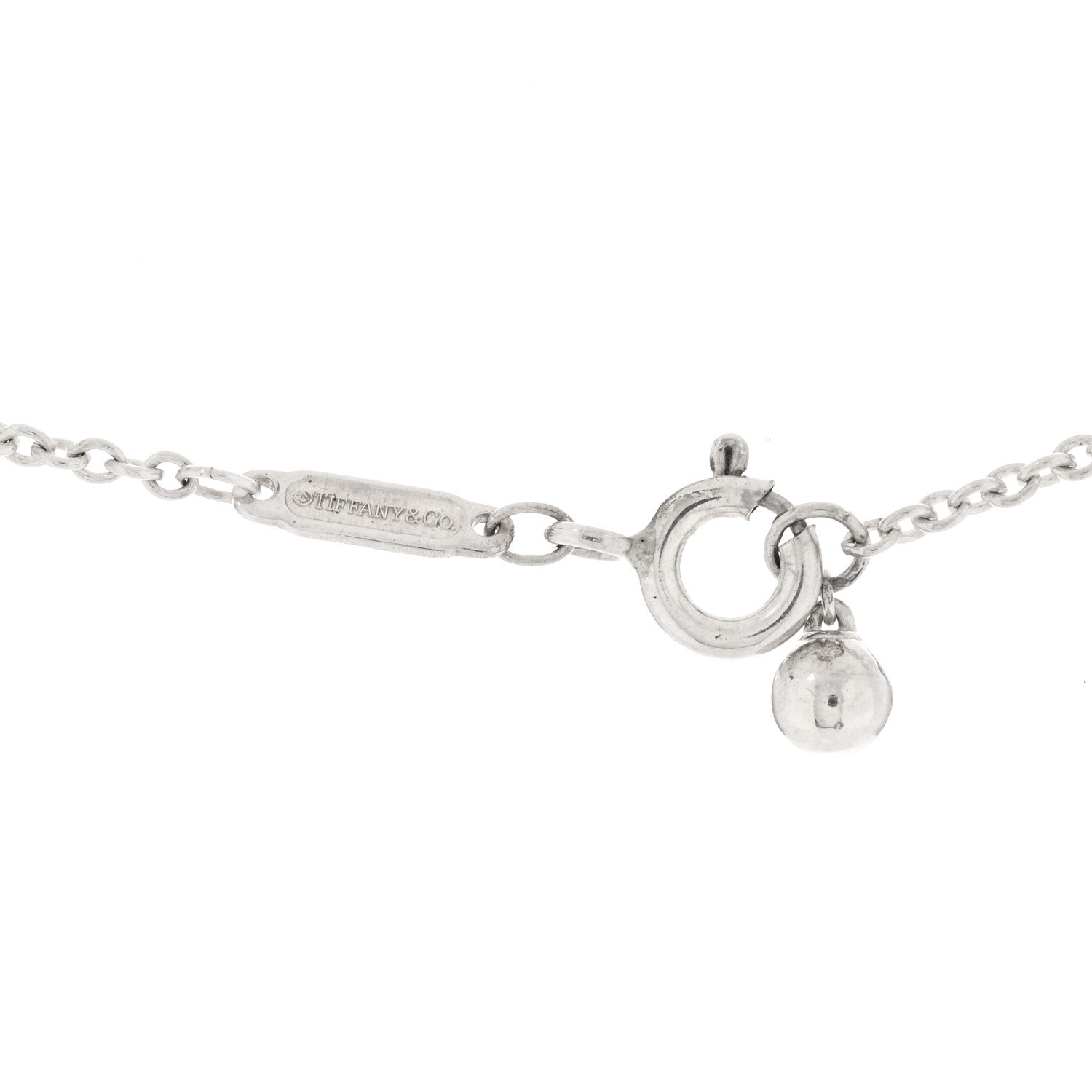 Tiffany Sterling Silver 19mm HardWear Ball Pendant Necklace 3 of 3