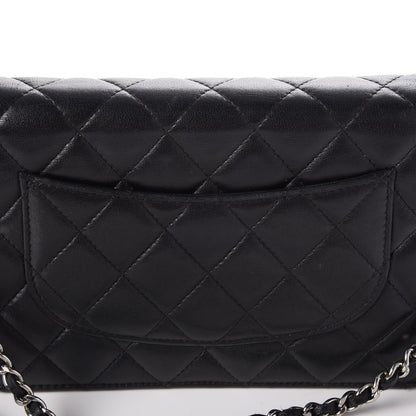 Chanel Lambskin Quilted Wallet On Chain WOC Black 18 of 19