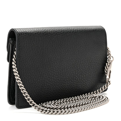 Gucci Calfskin Super Mini Dionysus Shoulder Bag Black 3 of 9
