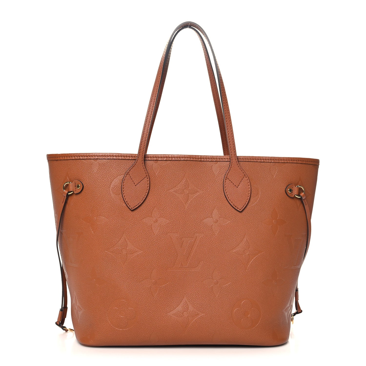 Louis Vuitton Empreinte Monogram Giant Neverfull MM Cognac 1 of 11