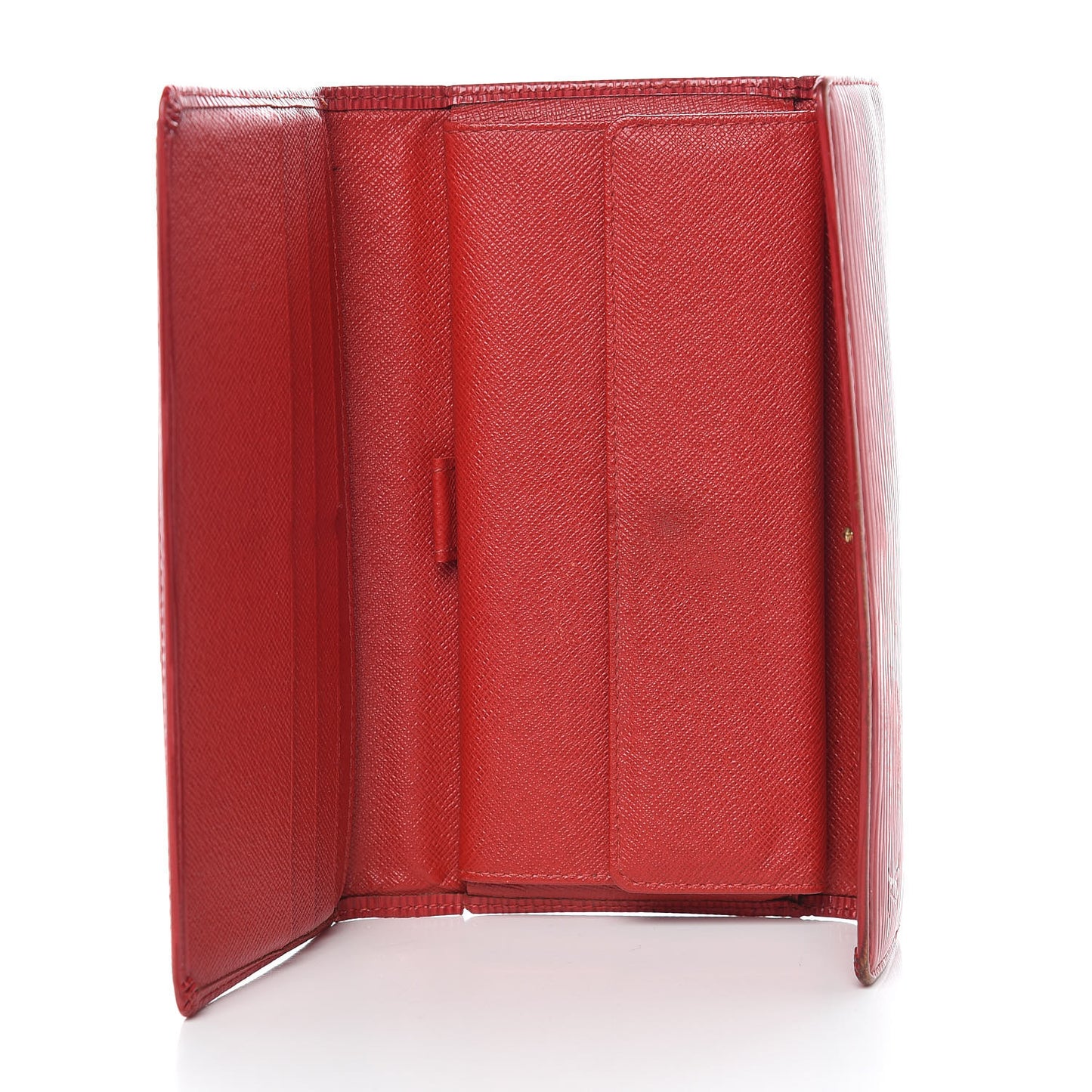 Epi Porte Tresor International Wallet Rouge