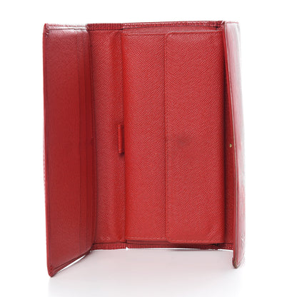 Louis Vuitton Epi Porte Tresor International Wallet Rouge 4 of 19