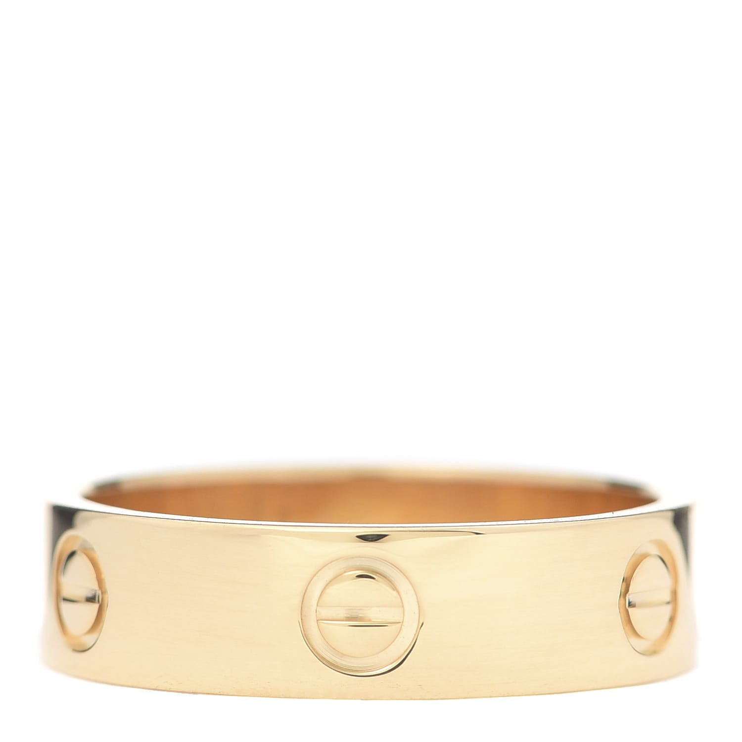 Cartier 18K Yellow Gold 6mm LOVE Ring 63 10.25 3 of 4