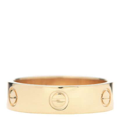 Cartier 18K Yellow Gold 6mm LOVE Ring 63 10.25 3 of 4