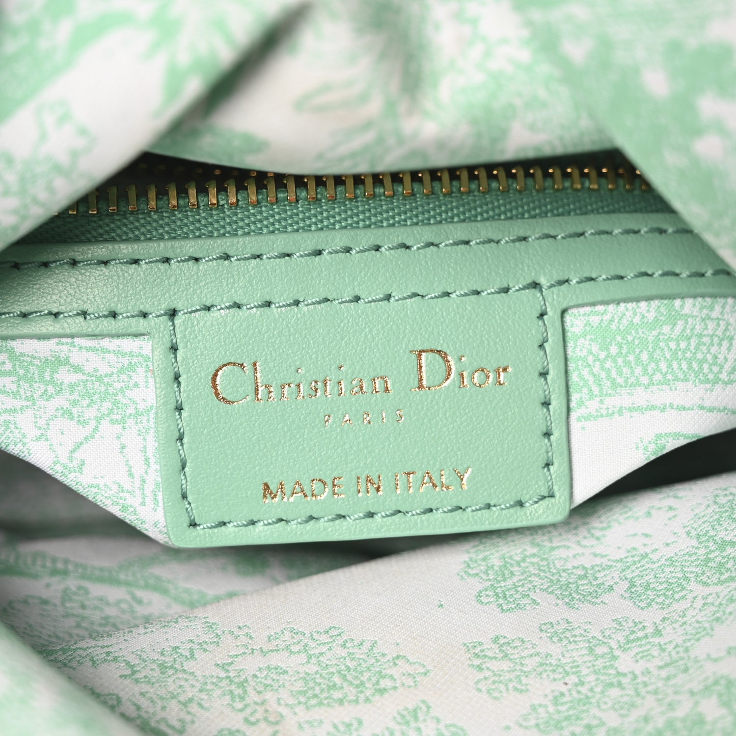 Wicker Oblique Mini Lady Dior Bag Aquamarina