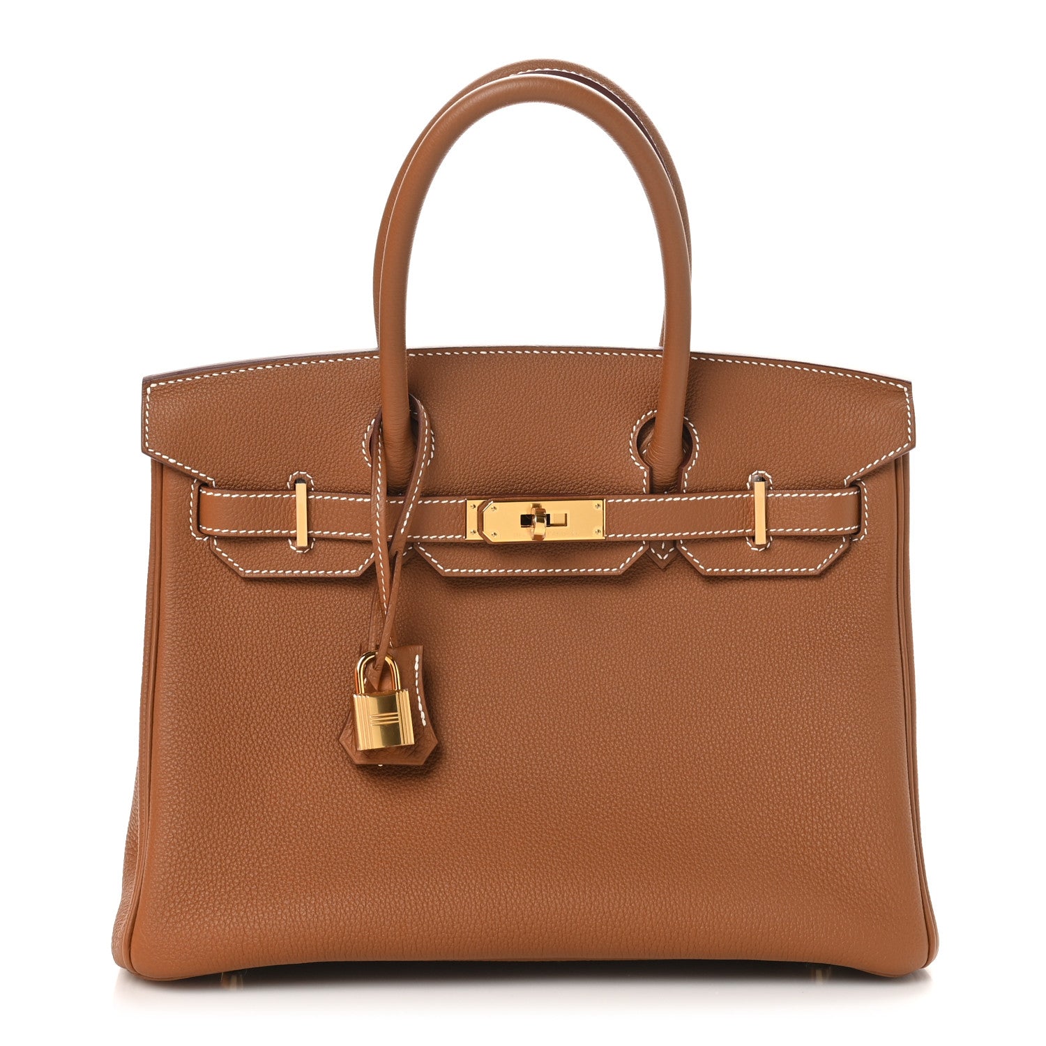 Hermes Togo Birkin 30 Gold 1 of 9