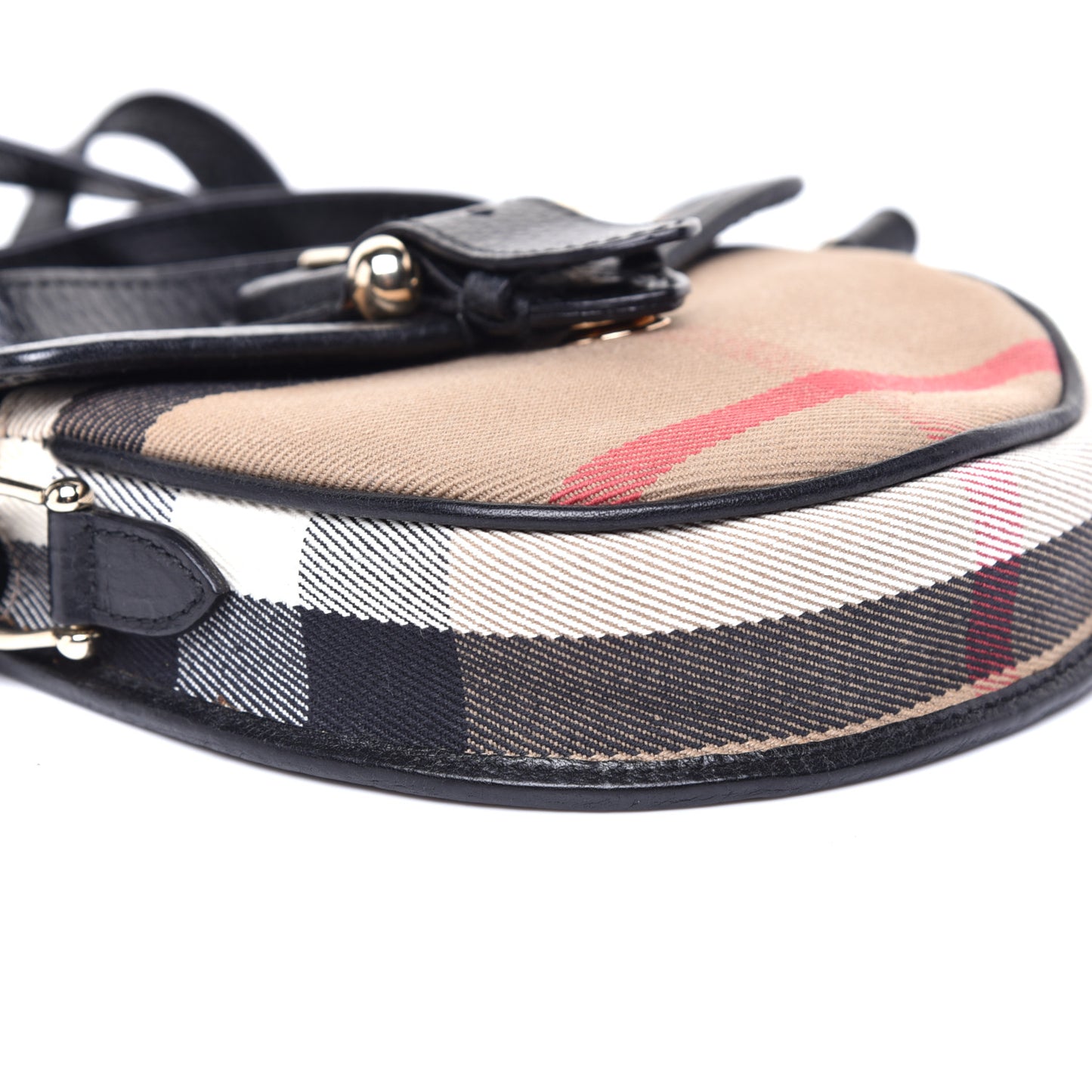 House Check Mini Crossbody Bag Black
