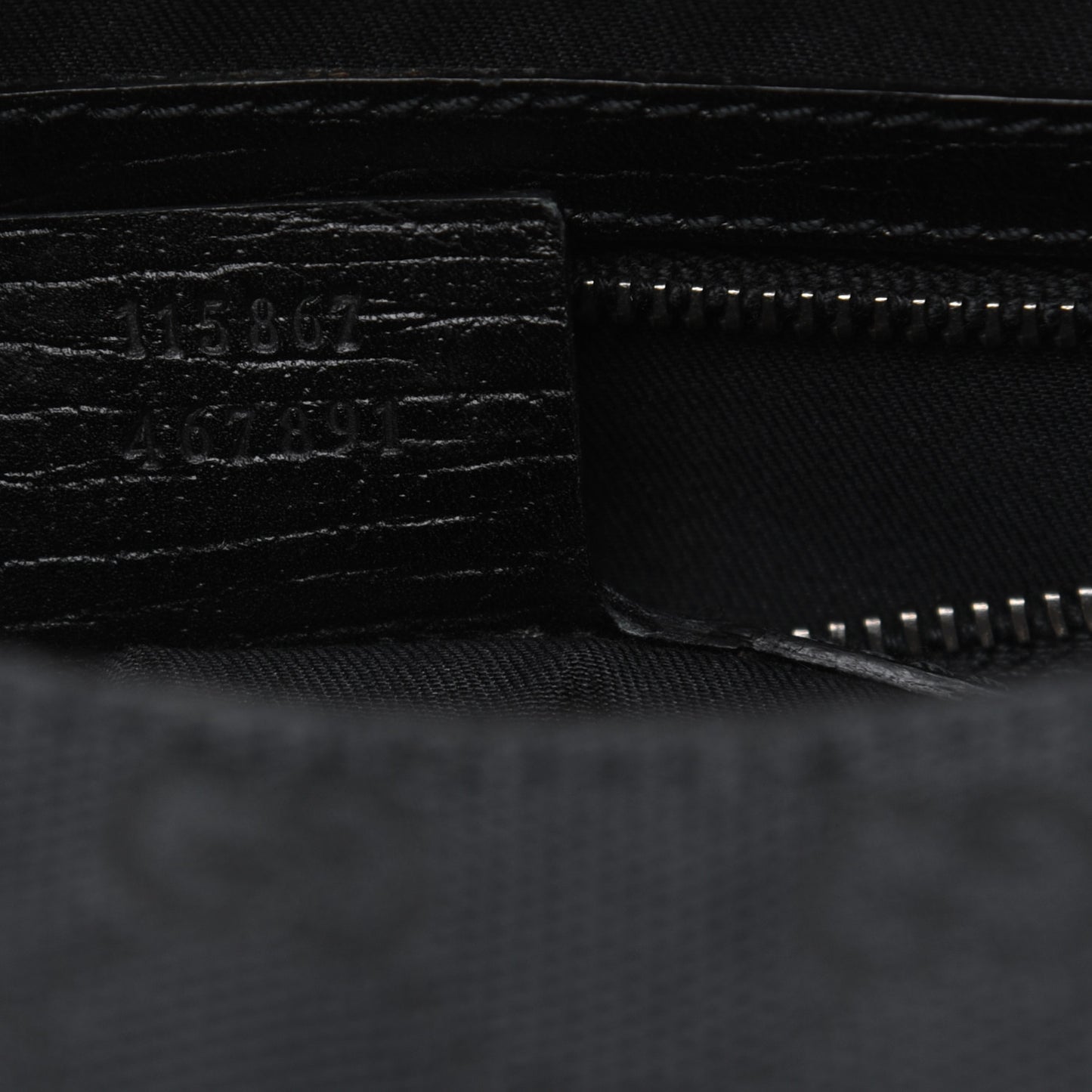 Monogram Medium Horsebit Chain Hobo Black
