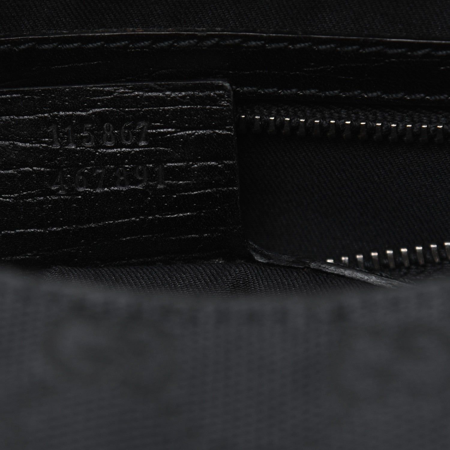 Gucci Monogram Medium Horsebit Chain Hobo Black 9 of 13