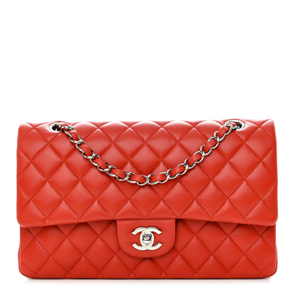 Chanel Lambskin Quilted Medium Double Flap Red 1 of 10