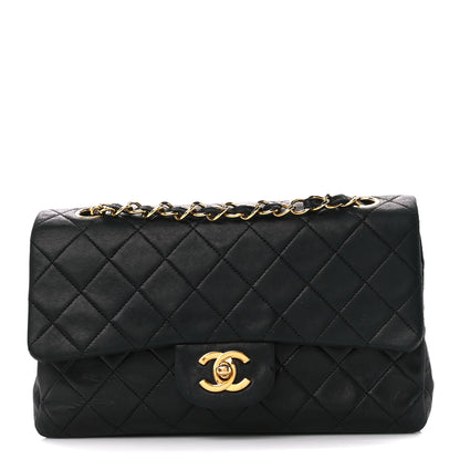 Chanel Lambskin Quilted Small Double Flap Black 1 of 11