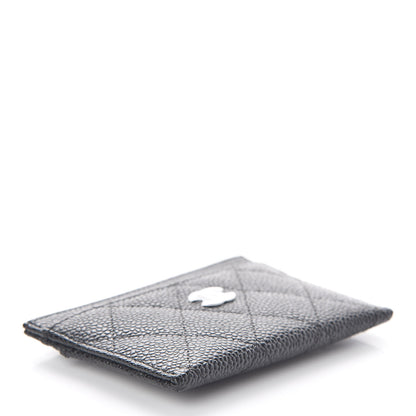 Chanel Caviar Quilted Card Holder Black 4 of 9