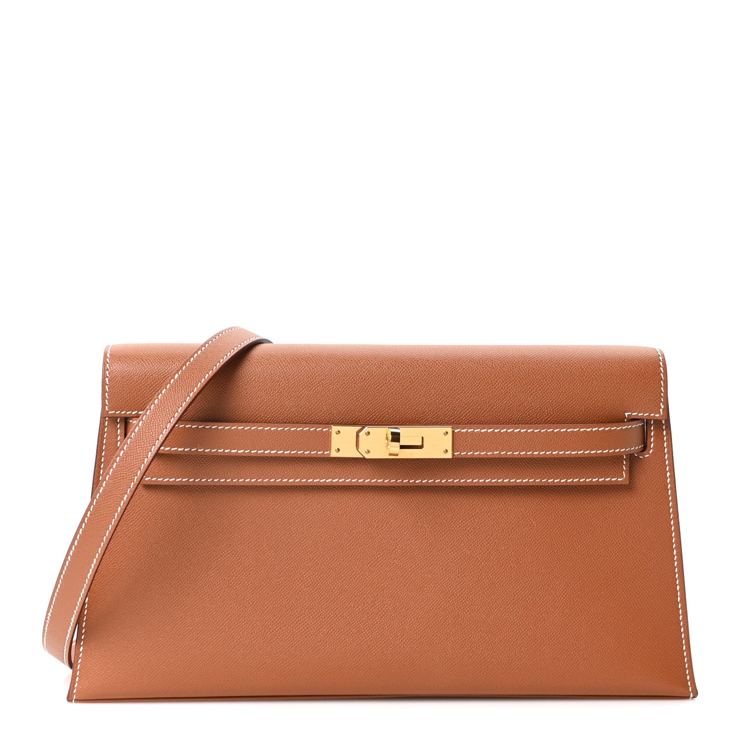 Hermes Madame Calfskin Kelly Elan Gold 1 of 11