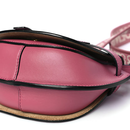 Loewe Calfskin Jacquard Mini Gate Dual Bag Plumrose 10 of 12