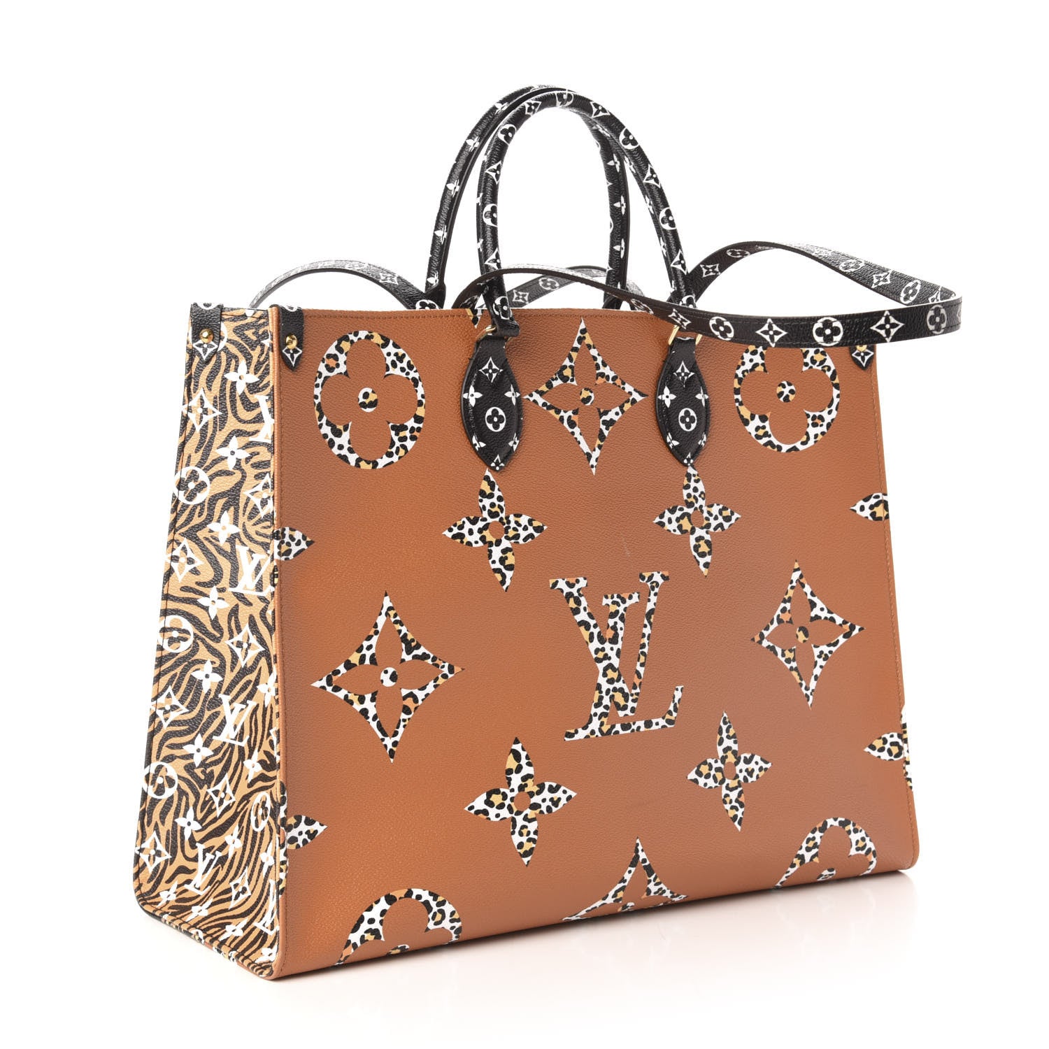 Louis Vuitton Monogram Giant Jungle Onthego GM Black 4 of 13