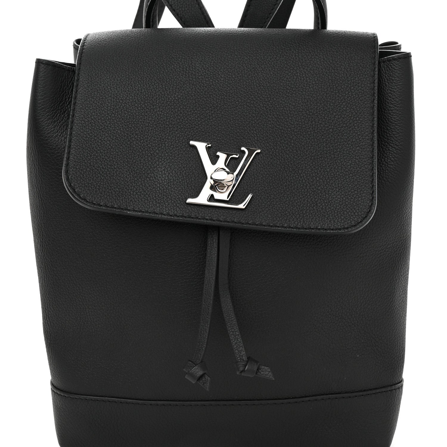 Louis Vuitton Calfskin Lockme Backpack Black 8 of 12